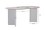 Hannah Home Mesa de comedor extensible de roble Cádiz, tablero de partículas con melamina, 180x75x90 cm, capacidad de carga 70 kg
